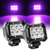 Nilight purple light pod beam enhances off-road visibility at night
