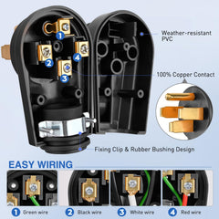 Nilight high-quality terminals and blades ensure reliable conductivity.