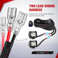 Nilight quick-install design speeds wiring setup on your vehicle.
