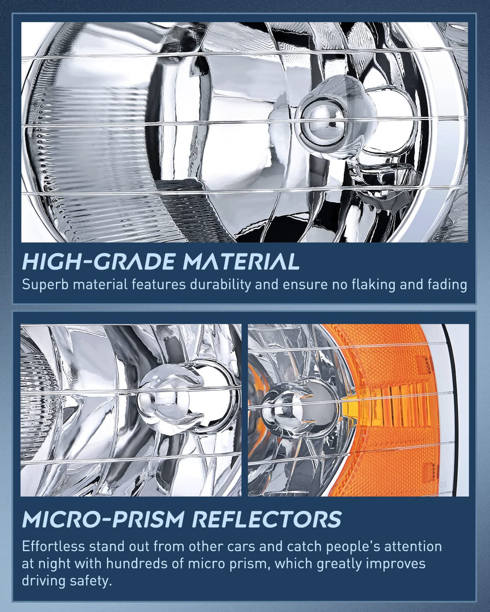 Nilight Ram headlight driver side assembly offers quick, plug-and-play upgrade.