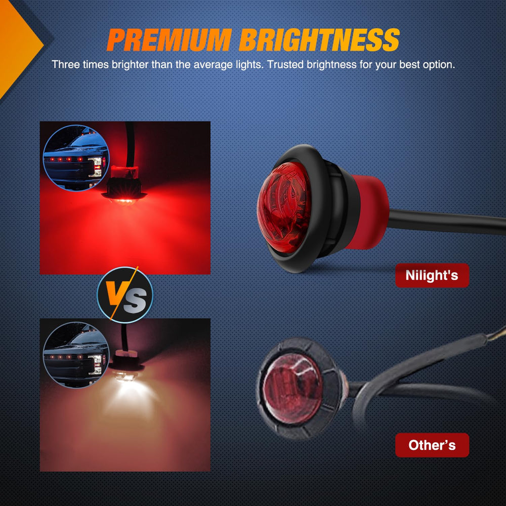 Nilight red marker light offering high visibility for nighttime use