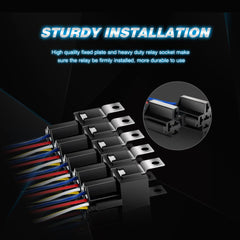 Nilight interlocking relay slot design simplifies harness mating