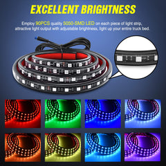 Nilight RF remote control for convenient color and mode changes