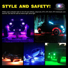 Nilight music mode flashes sync with rhythm for dynamic ride ambience.