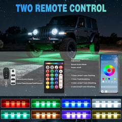 Nilight RGBW wide-angle beam delivers broad trail coverage.