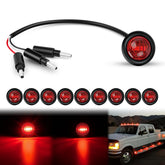 Nilight round marker light with 3 LEDs for bright brake and turn signals.