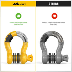 Nilight rubber isolators protect finish and reduce rattling noise