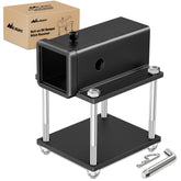 Nilight RV bumper hitch receiver side view shows the sturdy 2x2 inch opening for racks.