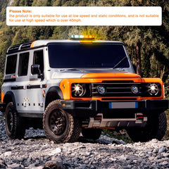 Nilight scratch resistant lens keeps brightness clear in harsh environments