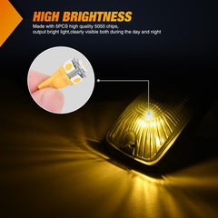 Nilight sealed waterproof lens and ABS shell prevent moisture intrusion