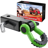 Nilight shackle hitch receiver 2-inch attachment for heavy towing