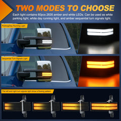 Nilight side mirror marker light switchback design aids seamless light transitions