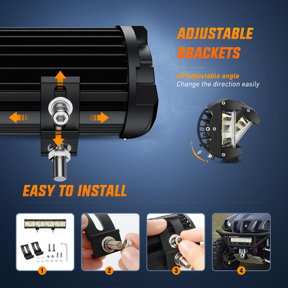 Nilight beam pattern captures wide coverage with a focused forward reach.