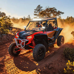 Nilight waterproof shell protects components in rain and mud.
