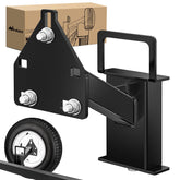 Nilight spare tire carrier mount on trailer stake pocket with secure 150 lb capacity