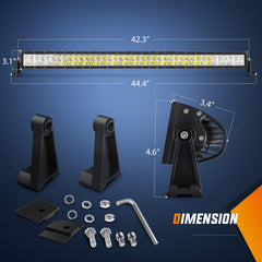 Nilight spot-flood combo beam demonstrates versatile lighting for driving and work tasks