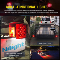 Nilight light with drainage design protects electronics and prolongs life.