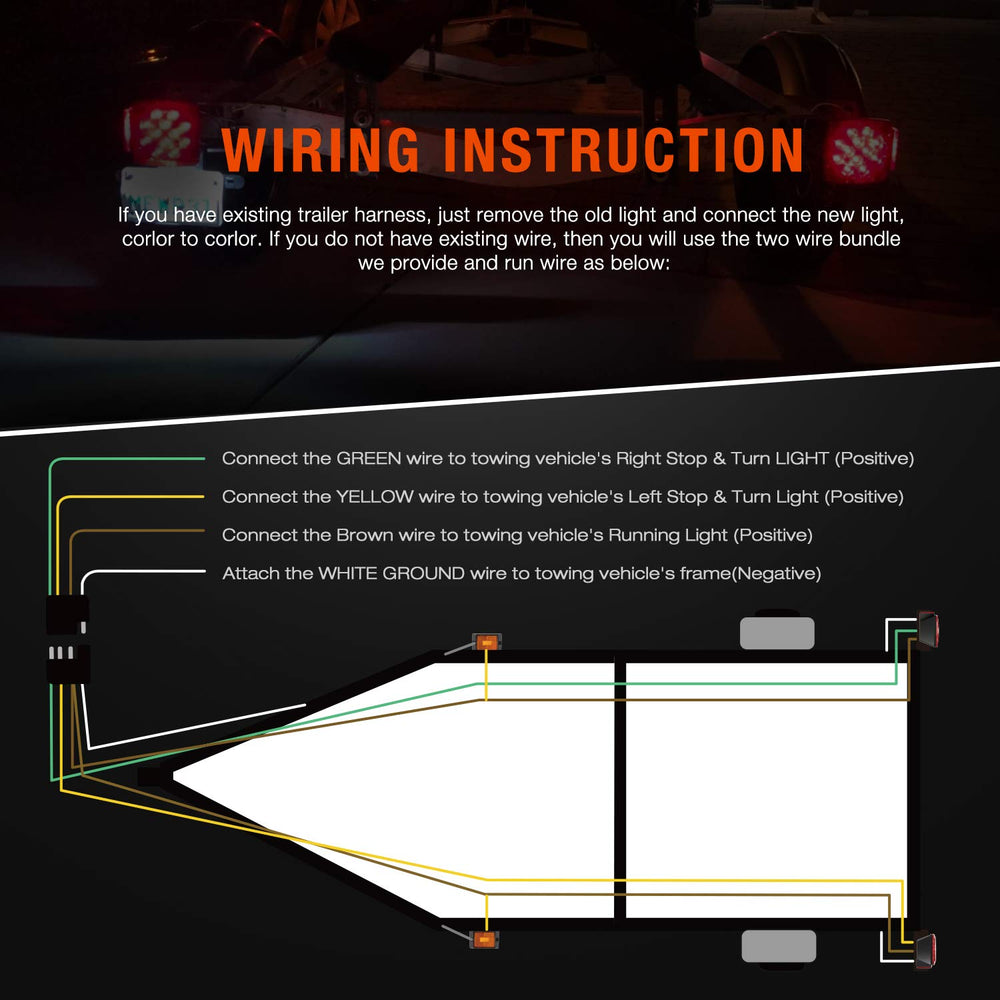 Nilight stainless steel mounting hardware for secure installation
