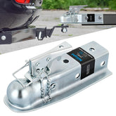 Nilight straight trailer coupler with 2in ball for secure towing connections