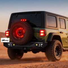 Stylish red ring boosts the vehicle’s rear aesthetics while signaling braking clearly.
