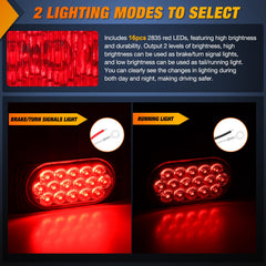 Nilight tail light IP67 waterproof seal protects performance in rain or snow