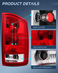 Nilight taillight assembly weatherproof seal protecting against moisture
