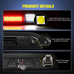 Nilight third brake light rear bracket close‑up showing durable mounting