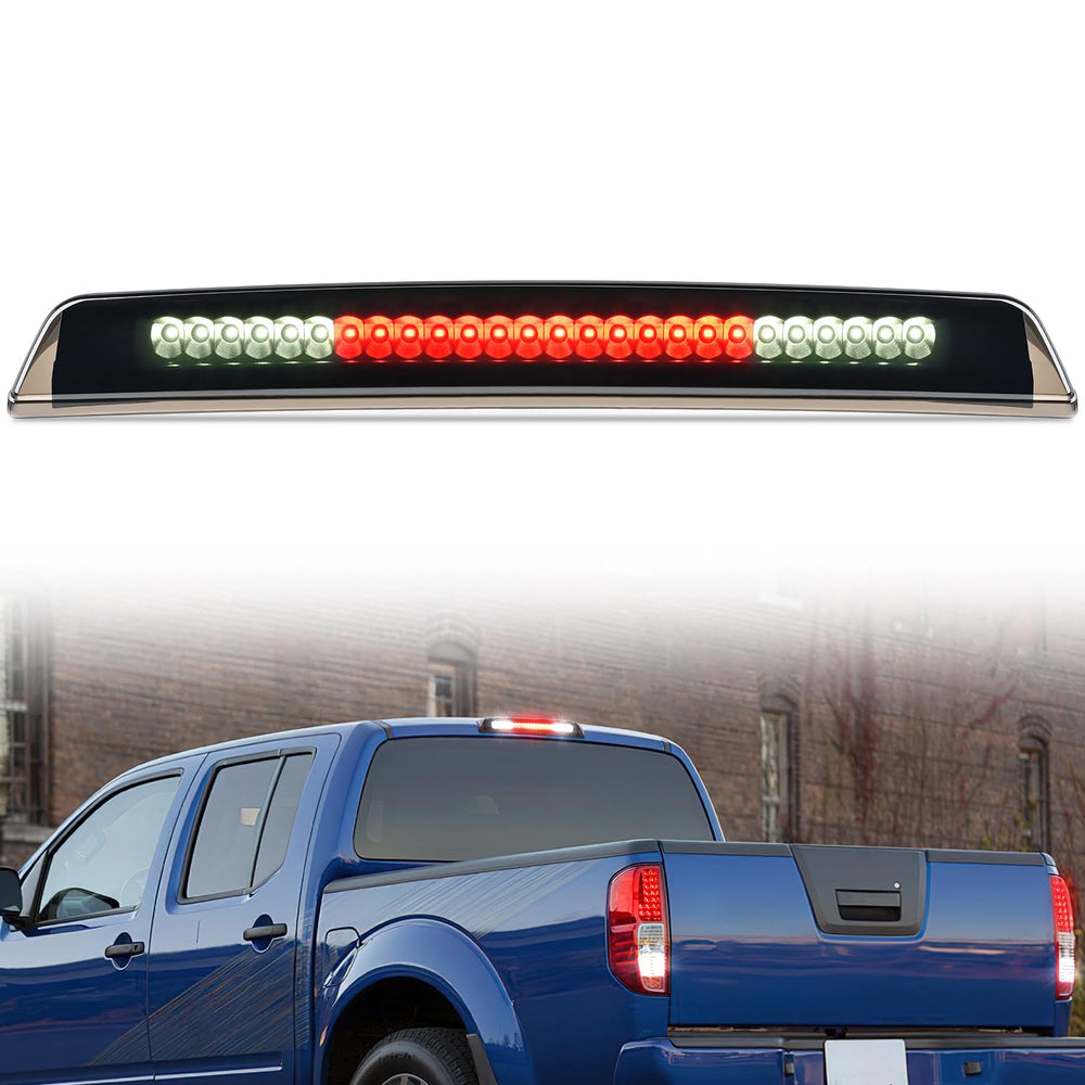 Nilight third brake light with smoked lens for Nissan Titan enhances rear visibility.