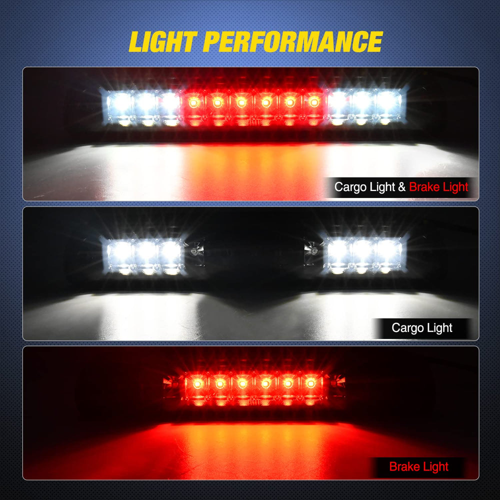 Nilight high-mount brake light on Ford Ranger delivers weather-ready performance.