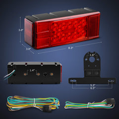 Nilight TL-20 right lamp delivers brake/turn signals with low-amperage LEDs.