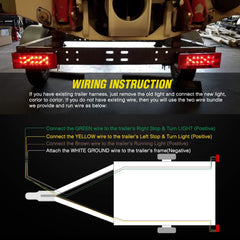 Nilight TL-20 wiring harness enables flexible routing for installation.