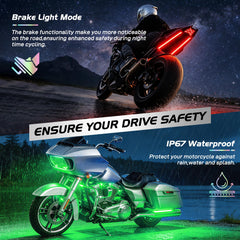 Nilight TL-35 IP68 waterproof design withstands rain and dust