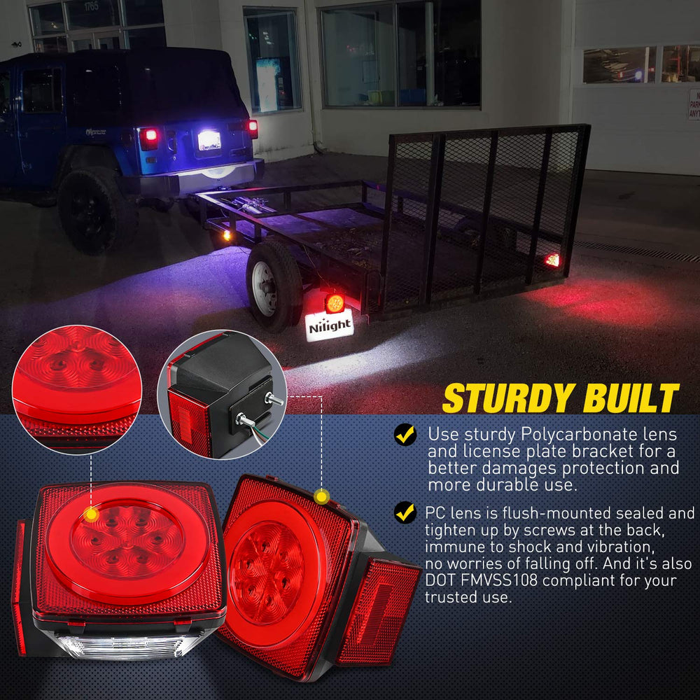 Nilight TL-41 submersible lights withstand water exposure for boats