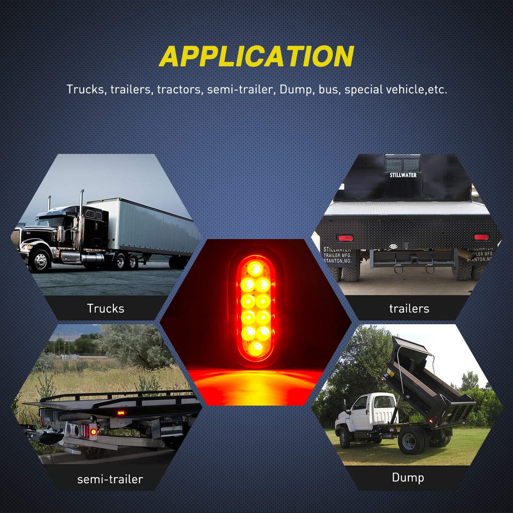 Nilight TL-01 12V DC trailer light compatible with trucks and trailers.