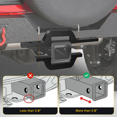 Nilight tow hitch bracket detailed assembly guide helps secure reliable secondary light mounts.