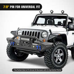 Nilight accessories shown with tow straps and winch setups for recovery.