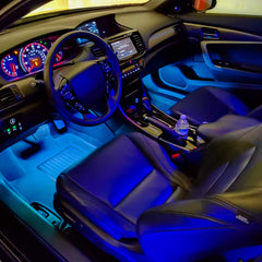 Nilight TR-06 dash lighting enhances interior aesthetics with glow.