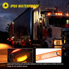 Nilight fourteen-LED-per-light setup delivers bright, high-visibility signaling.