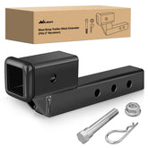 Nilight trailer hitch extension riser mounted in a 2-inch receiver for level towing.