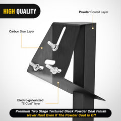 Nilight trailer hitch spare tire carrier offers sturdy mounting for trailer wheels.