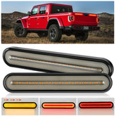 Nilight 9-inch trailer tail light bar front view improves daytime visibility