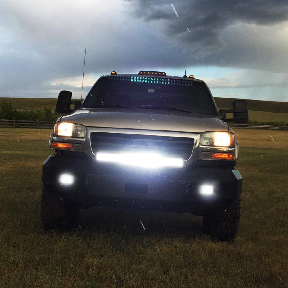 Nilight triple-row LED system enhances distance and peripheral illumination.