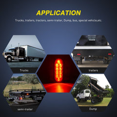 Nilight bright red tail light signals during turns and braking.