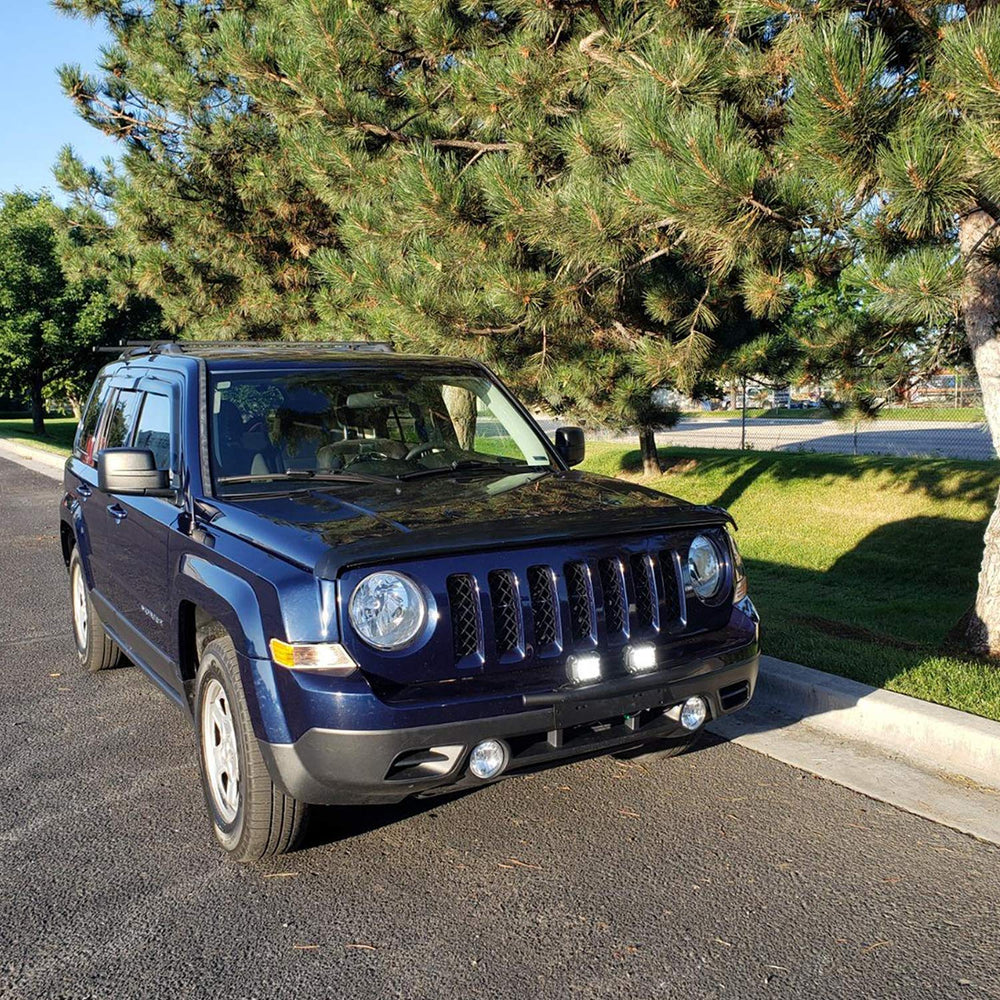 Nilight two-bar kit installed on a vehicle for enhanced illumination