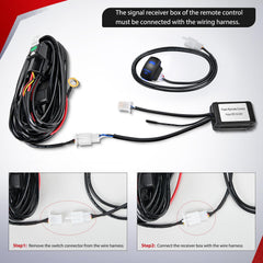 Nilight dual-output harness powers two light bars up to 180W