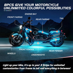 Nilight universal 12V DC compatibility fits motorcycles and more