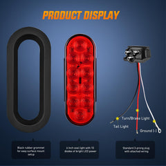 Nilight universal 12V DC compatibility suits trucks, trailers, and RVs.