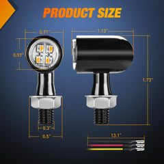 Nilight universal 12V fit suitable for Harley, Honda, Kawasaki and more.