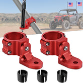 Nilight UTV flag antenna mount red with 360-degree adjustability for versatile off-road use.
