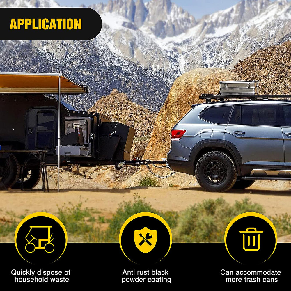 Nilight UTV trailer tow setup supports small trailers and cargo hauls.